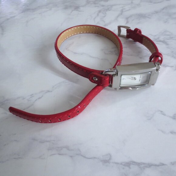 Michael Kors Red and Silver Women's Watch - Picture 2 of 5